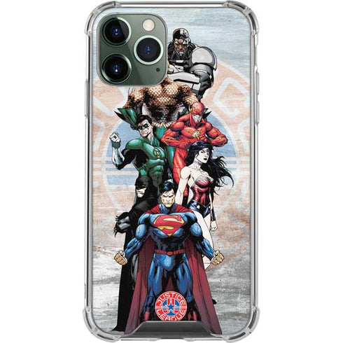 Justice League Heroes Stance 2 iPhone 11 Pro Max Clear Case