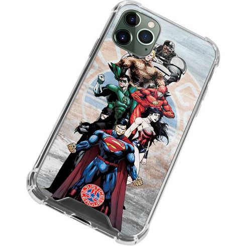Justice League Heroes Stance 2 iPhone 11 Pro Max Clear Case