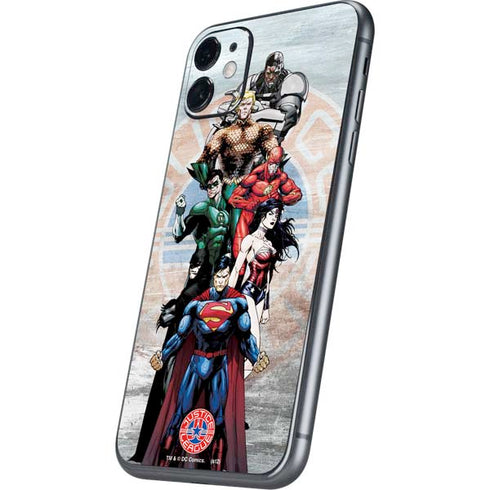 Justice League Heroes Stance 2 iPhone 11 Skin