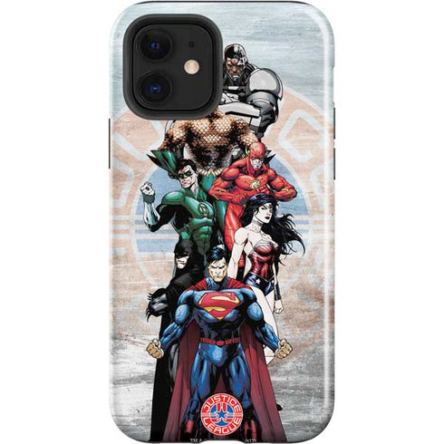 Justice League Heroes Stance 2 iPhone 12 Impact Case