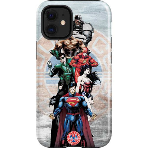 Justice League Heroes Stance 2 iPhone 12 Mini Impact Case