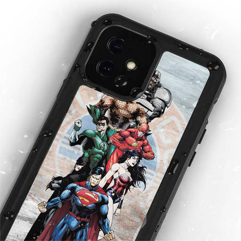 Justice League Heroes Stance 2 iPhone 12 Mini Waterproof Case