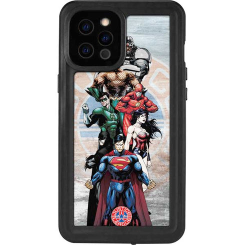 Justice League Heroes Stance 2 iPhone 12 Pro Max Waterproof Case