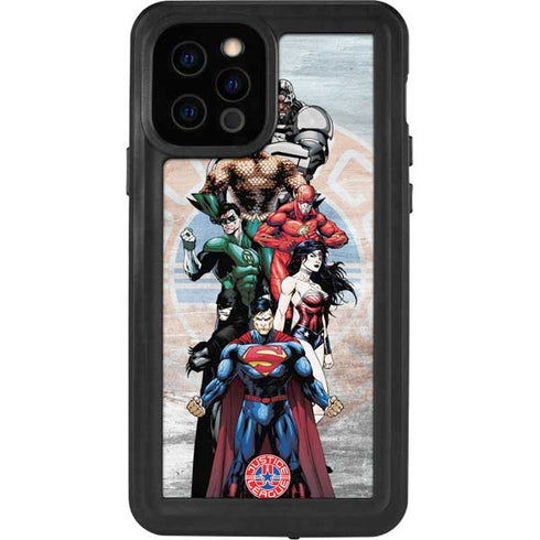 Justice League Heroes Stance 2 iPhone 12 Pro Waterproof Case