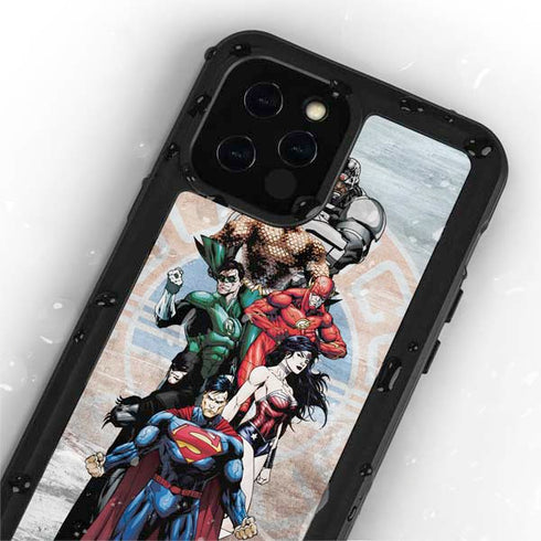 Justice League Heroes Stance 2 iPhone 12 Pro Waterproof Case