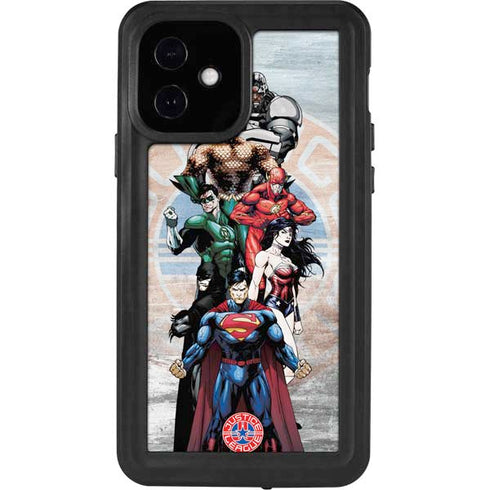Justice League Heroes Stance 2 iPhone 12 Waterproof Case