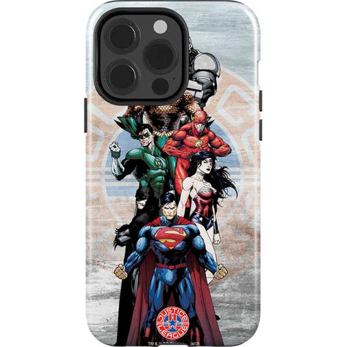 Justice League Heroes Stance 2 iPhone 13 Pro Impact Case