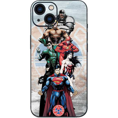 Justice League Heroes Stance 2 iPhone 13 Skin