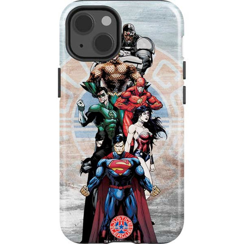 Justice League Heroes Stance 2 iPhone 14 Impact Case