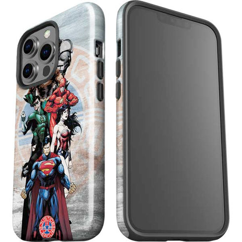 Justice League Heroes Stance 2 iPhone 14 Pro Impact Case