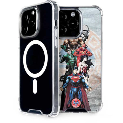Justice League Heroes Stance 2 iPhone 14 Pro MagSafe Case