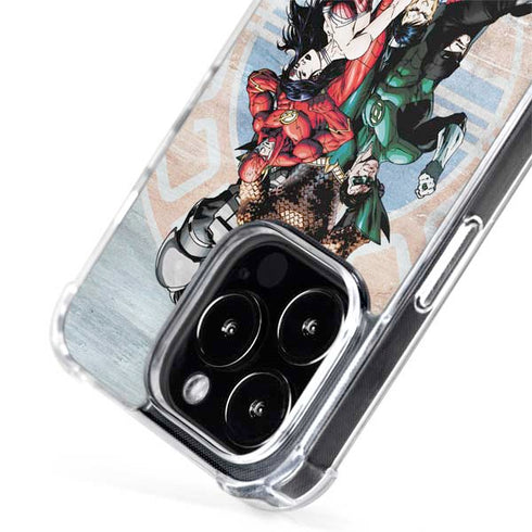Justice League Heroes Stance 2 iPhone 15 Pro MagSafe Case