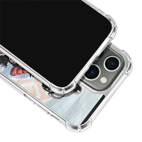 Justice League Heroes Stance 2 iPhone 15 Pro Max Clear Case