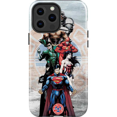 Justice League Heroes Stance 2 iPhone 15 Pro Max Impact Case
