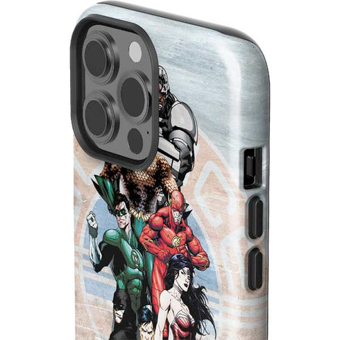 Justice League Heroes Stance 2 iPhone 15 Pro Max Impact Case