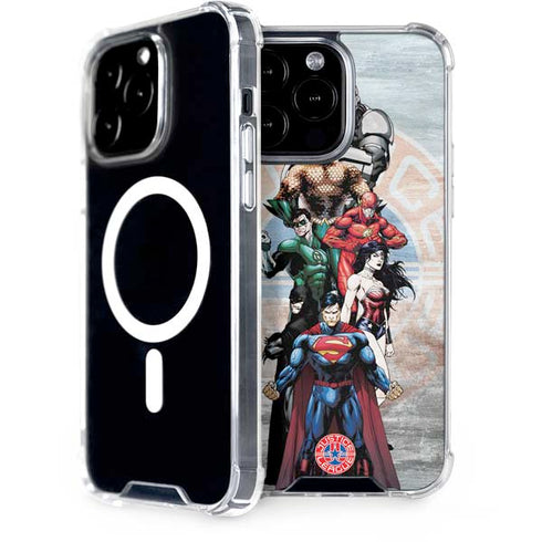 Justice League Heroes Stance 2 iPhone 14 Pro Max MagSafe Case