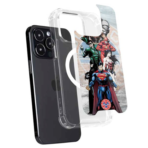 Justice League Heroes Stance 2 iPhone 15 Pro Max MagSafe Case