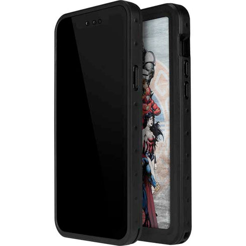 Justice League Heroes Stance 2 iPhone 14 Pro Max Waterproof Case