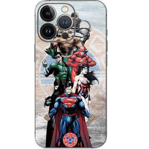 Justice League Heroes Stance 2 iPhone 14 Pro Skin