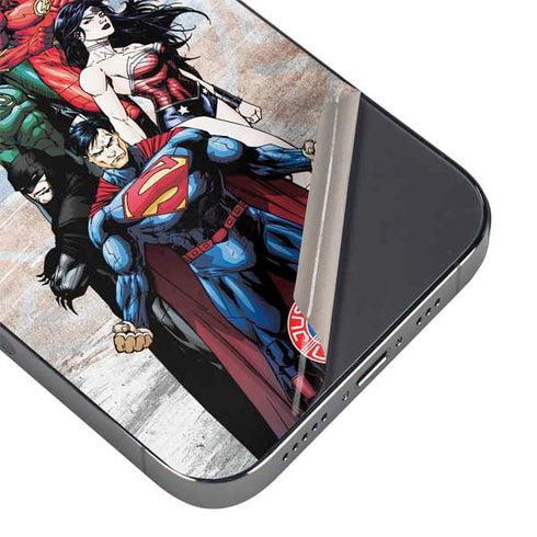 Justice League Heroes Stance 2 iPhone 14 Pro Skin
