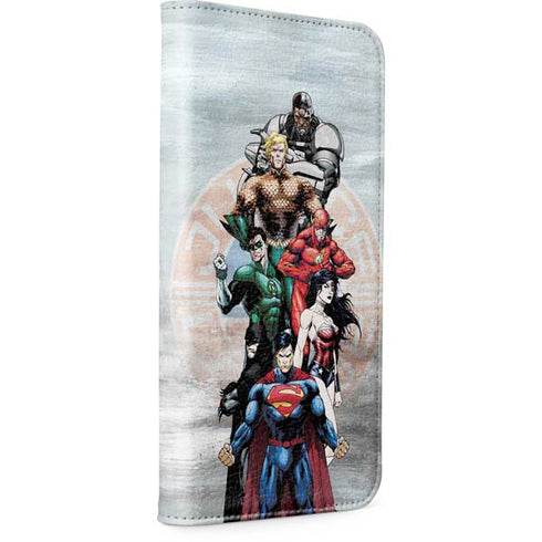 Justice League Heroes Stance 2 iPhone 15 Pro Max Folio Case