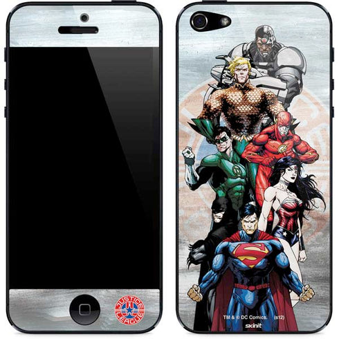 Justice League Heroes Stance 2 iPhone 5/5s/5SE Skin
