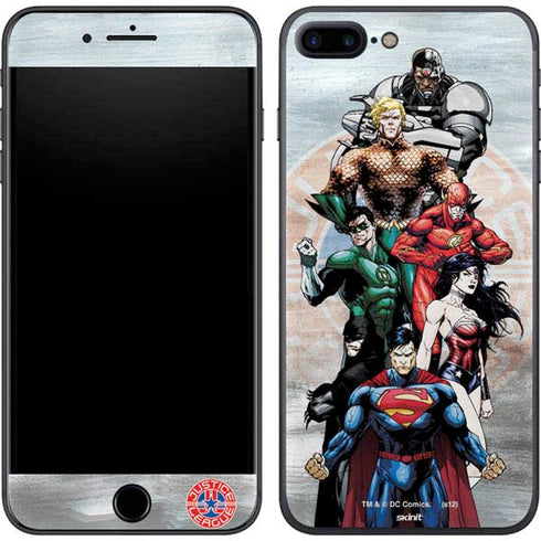 Justice League Heroes Stance 2 iPhone 7 Plus Skin