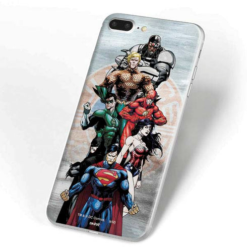 Justice League Heroes Stance 2 iPhone 7 Plus Skin