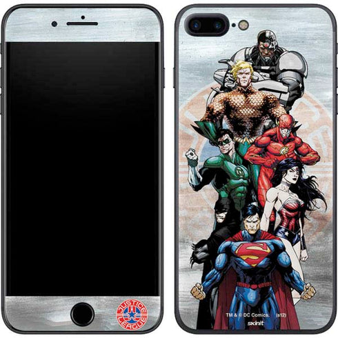 Justice League Heroes Stance 2 iPhone 8 Plus Skin
