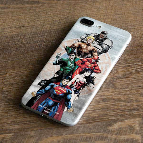 Justice League Heroes Stance 2 iPhone 8 Plus Skin