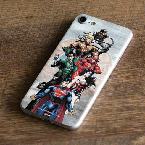 Justice League Heroes Stance 2 iPhone 8 Skin