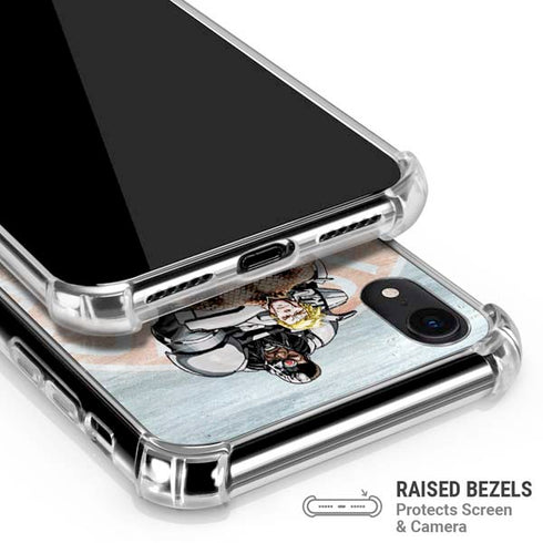 Justice League Heroes Stance 2 iPhone XR Clear Case