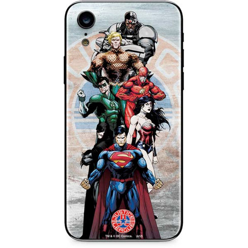 Justice League Heroes Stance 2 iPhone XR Skin
