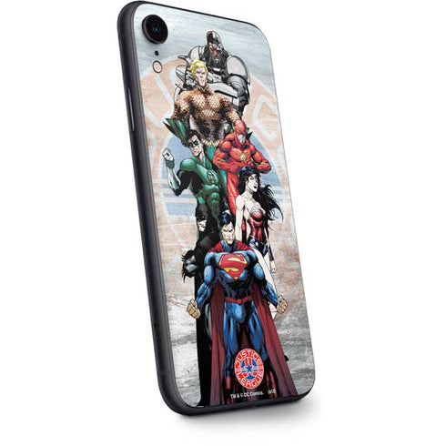 Justice League Heroes Stance 2 iPhone XR Skin
