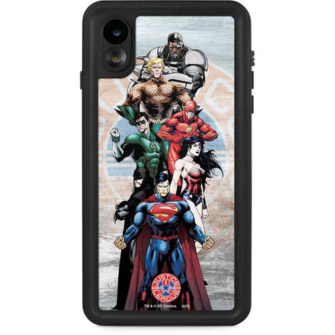 Justice League Heroes Stance 2 iPhone XR Waterproof Case