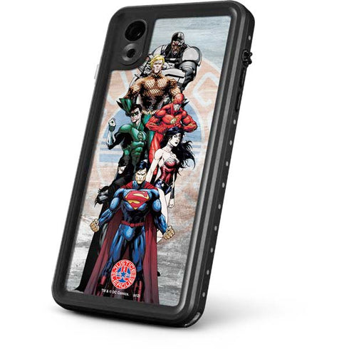 Justice League Heroes Stance 2 iPhone XR Waterproof Case