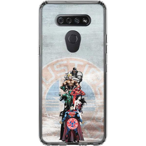 Justice League Heroes Stance 2 LG K51/Q51 Clear Case
