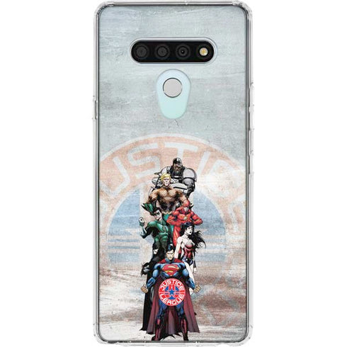 Justice League Heroes Stance 2 LG Stylo 6 Clear Case