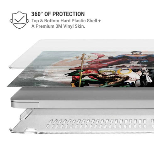 Justice League Heroes Stance 2 MacBook Air 15in (2023-2025) Case plus Skin