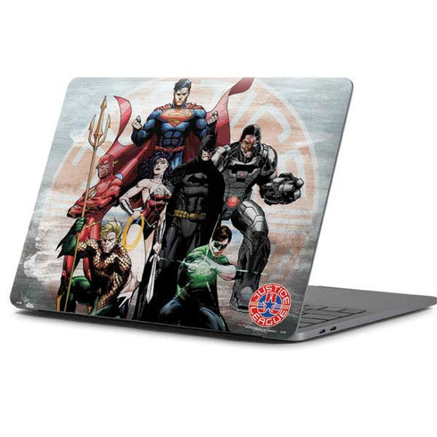 Justice League Heroes Stance 2 Apple MacBook Pro 13-inch Skin