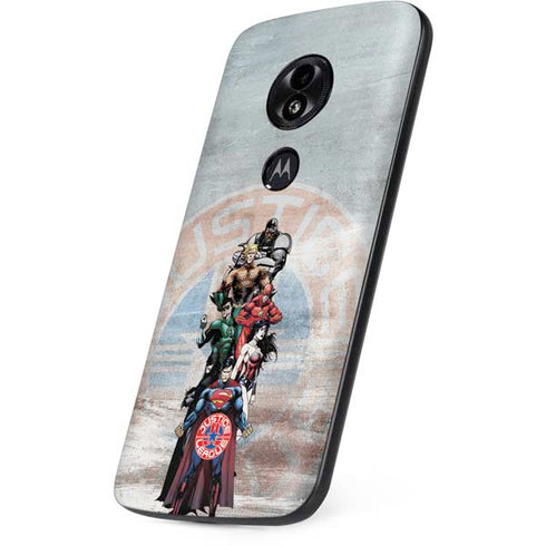 Justice League Heroes Stance 2 Moto E5 Play Skin
