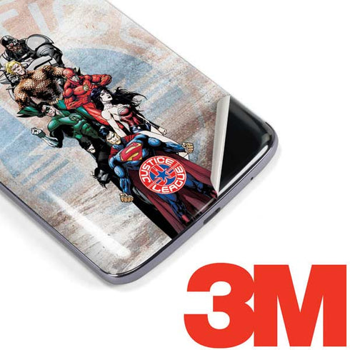 Justice League Heroes Stance 2 Moto E5 Plus Skin