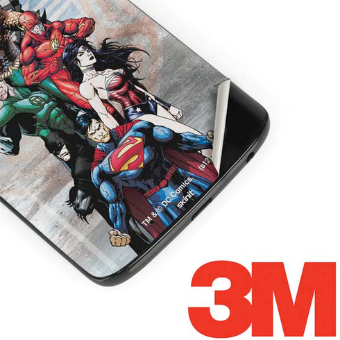 Justice League Heroes Stance 2 Moto G6 Skin