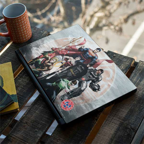 Justice League Heroes Stance 2 MSI GS65 Stealth Laptop Skin