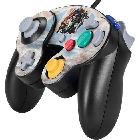 Justice League Heroes Stance 2 Nintendo GameCube Controller Skin