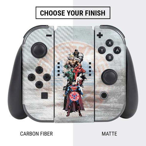 Justice League Heroes Stance 2 Nintendo Switch Bundle Skin