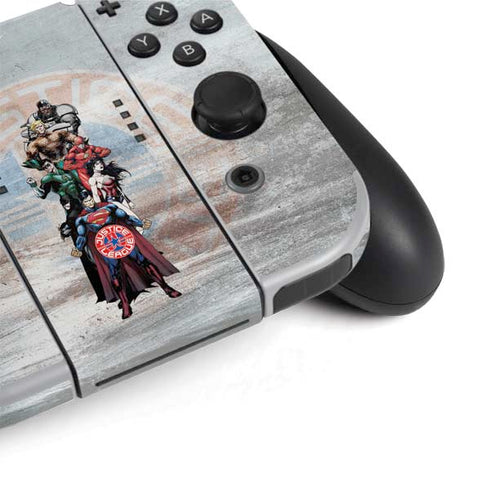 Justice League Heroes Stance 2 Nintendo Switch OLED (2021) Skin