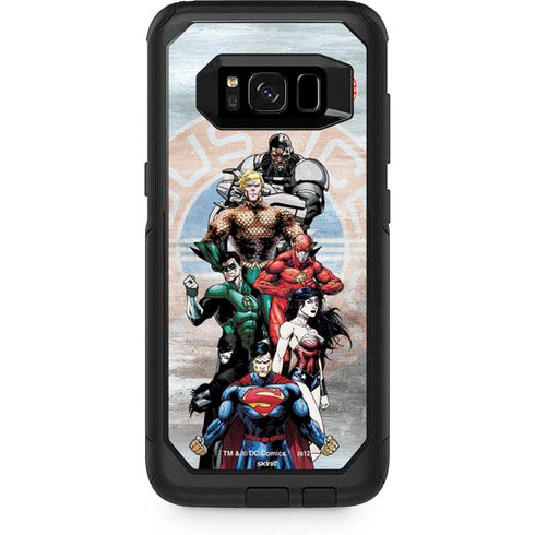 Justice League Heroes Stance 2 Otterbox Commuter Galaxy Skin