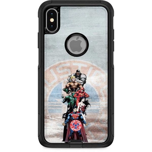 Justice League Heroes Stance 2 Otterbox Commuter iPhone Skin