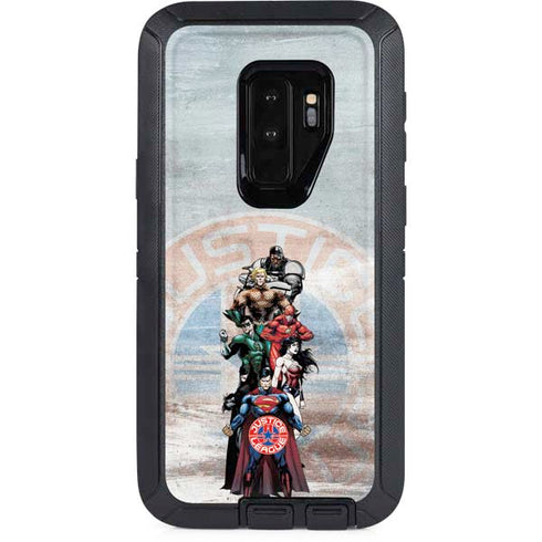 Justice League Heroes Stance 2 Otterbox Defender Galaxy Skin